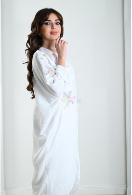 طقم نسائي مزين بالزهور 3 قطع