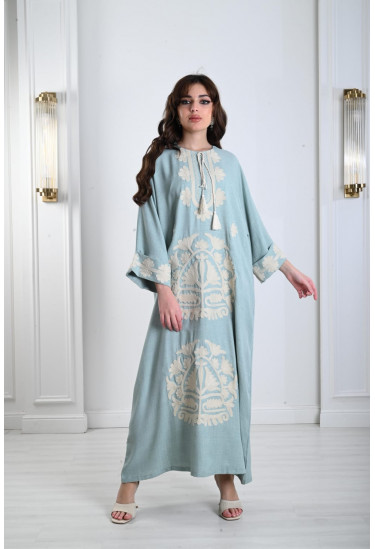 جلابيات نسائية مزين برسومات مذهلة جلابيات نسائية مزين برسومات مذهلة