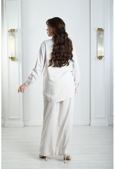 طقم نسائي كاجول مطرز