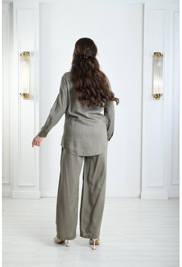 طقم نسائي كاجول مطرز