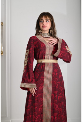 جلابية نسائي بنمط مغربي