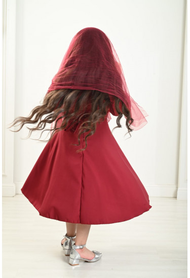 فستان بناتي بصدر مطرز فستان بناتي بصدر مطرز