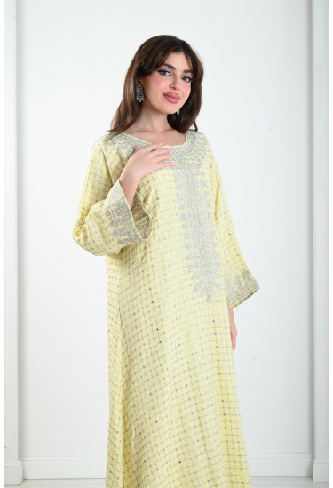 جلابيات نسائية مطرزة بشكل أحترافي