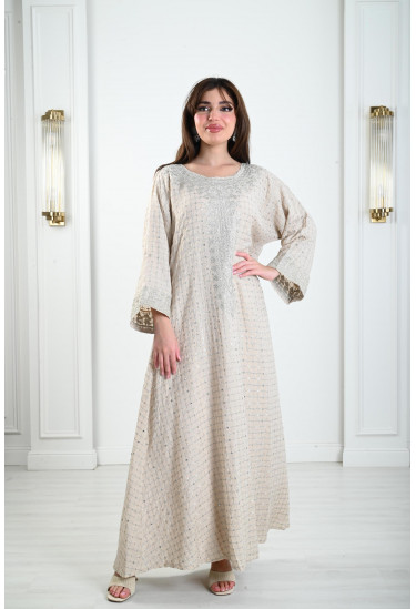 جلابيات نسائية مطرزة بشكل أحترافي