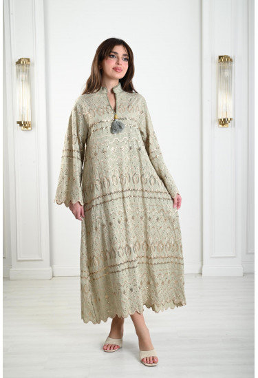 جلابيات نسائية مطرز ترتر