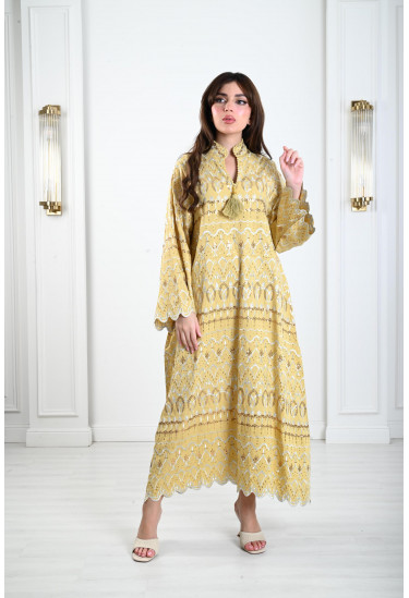 جلابيات نسائية مطرز ترتر