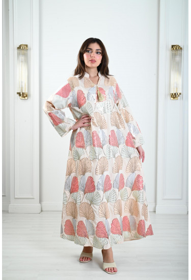 جلابيات نسائية طويلة مطرزة بالترتر جلابيات نسائية طويلة مطرزة بالترتر