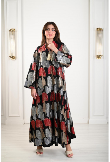 جلابيات نسائية طويلة مطرزة بالترتر جلابيات نسائية طويلة مطرزة بالترتر