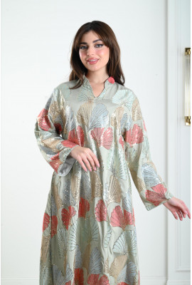 جلابيات نسائية طويلة مطرزة بالترتر