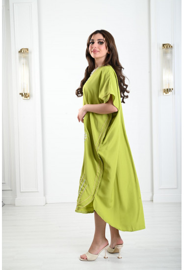 جلابية ميدي نسائية مطرزة