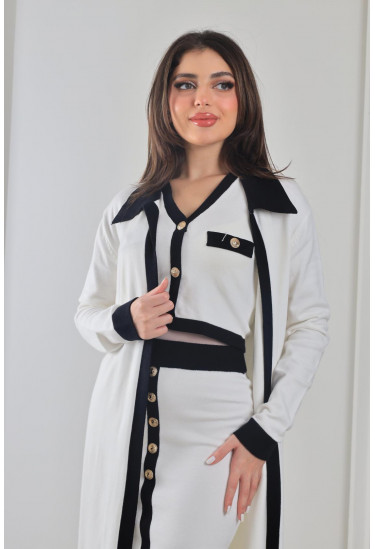 طقم نسائي راقي 3 قطع