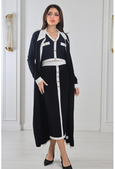 طقم نسائي راقي 3 قطع