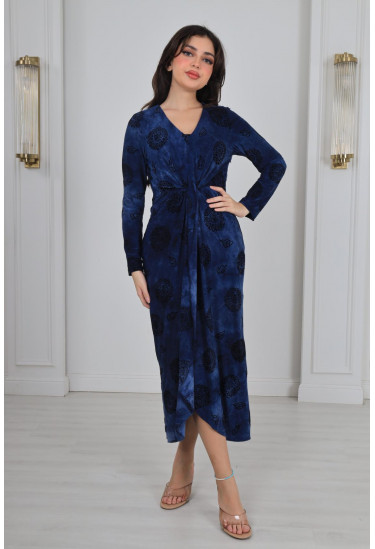 فستان ميدي بقصة أنثوية ناعمة فستان ميدي بقصة أنثوية ناعمة