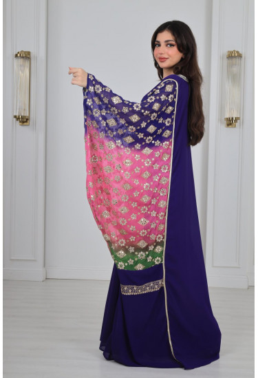 جلابية نسائية بنمط كيمونو 