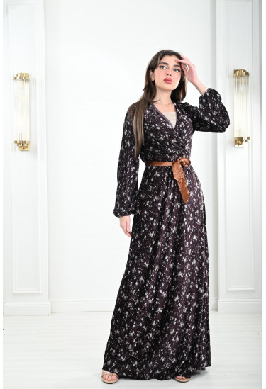 فساتين سهرة فاخرة منقوشة