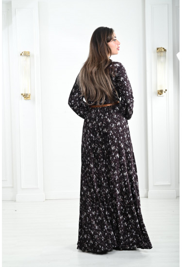 فساتين سهرة فاخرة منقوشة