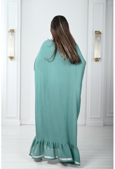 جلابية فضفاضة نمط كيمونو رقيق 