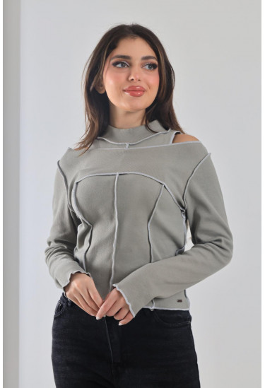 بلوزة محبوكة عصرية