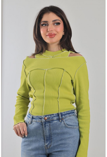 بلوزة محبوكة عصرية