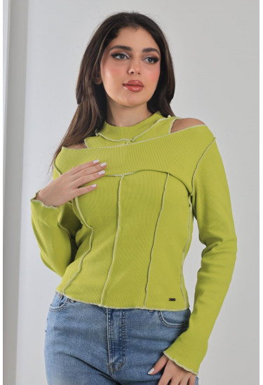 بلوزة محبوكة عصرية