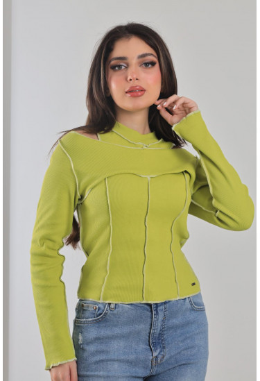 بلوزة محبوكة عصرية