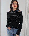 بلوزة محبوكة عصرية