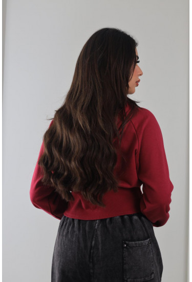 بلوزة قصيرة بخصر كورسيه