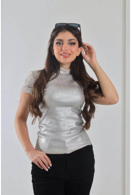 بلوزة كاجوال بنسيج مميز