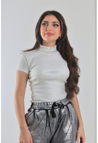 بلوزة كاجوال بنسيج مميز بلوزة كاجوال بنسيج مميز