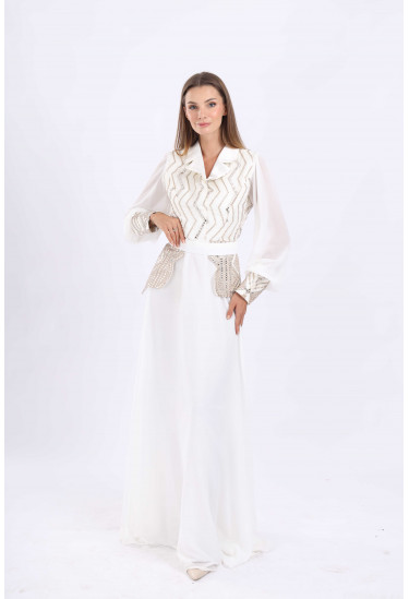 قفطان مغربي بتصميم بليزر