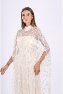 جلابية نسائية لامعة 