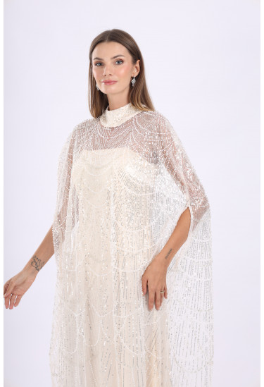 جلابية نسائية لامعة 