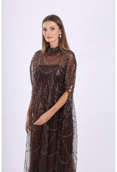 جلابية نسائية لامعة 