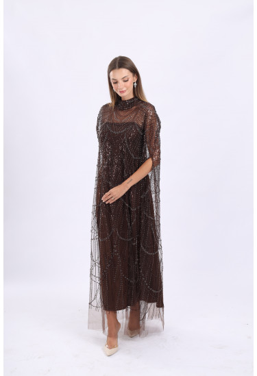 جلابية نسائية لامعة 