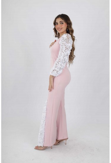 جامبسوت نسائي بأكمام دانتيل مميزة جامبسوت نسائي بأكمام دانتيل مميزة