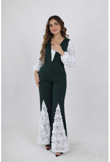 جامبسوت نسائي بأكمام دانتيل مميزة جامبسوت نسائي بأكمام دانتيل مميزة