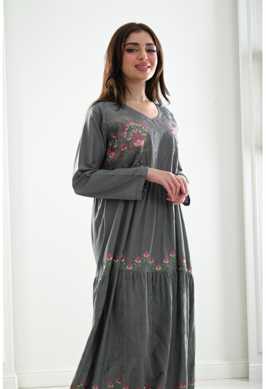 جلابيات نسائية بأدوار مكشكشة واسعة