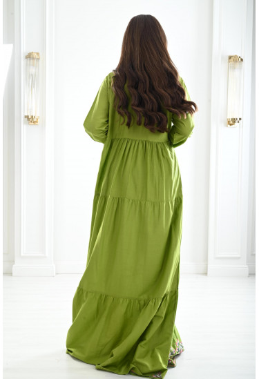 جلابيات نسائية بأدوار مكشكشة واسعة