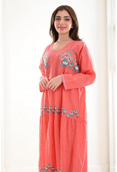 جلابيات نسائية بأدوار مكشكشة واسعة