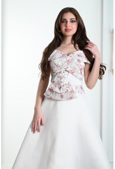 فستان سهرة بأطلالة الأميرات