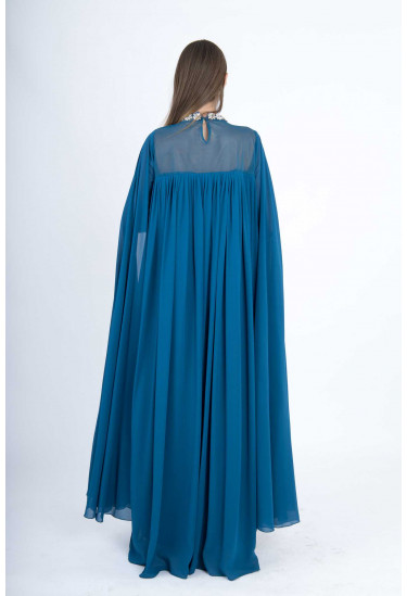 فستان سهرة مرصع كرستال