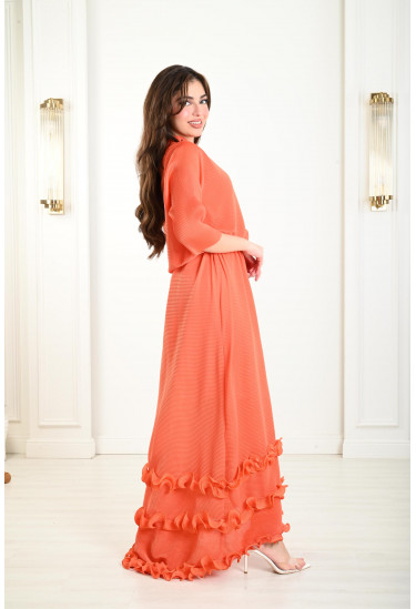 فستان نسائي من نسيج بارز