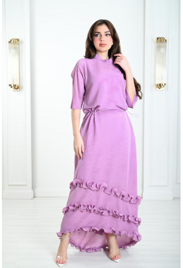 فستان نسائي من نسيج بارز