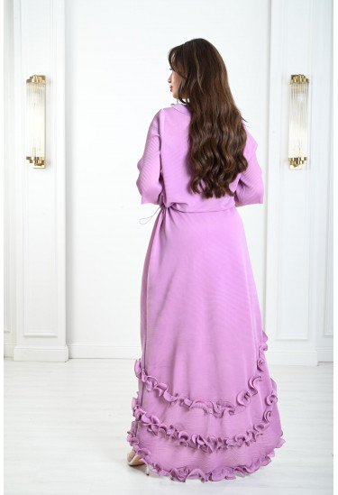 فستان نسائي من نسيج بارز