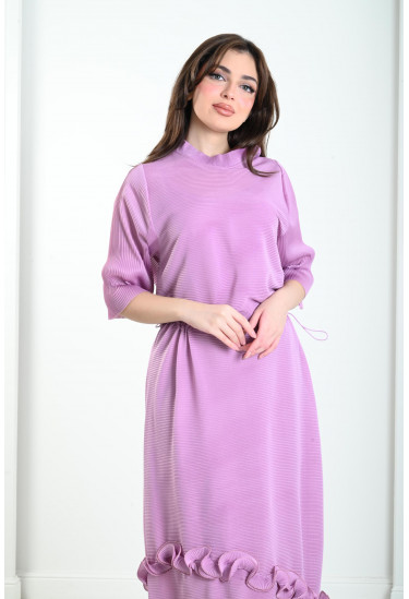 فستان نسائي من نسيج بارز