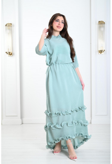 فستان نسائي من نسيج بارز