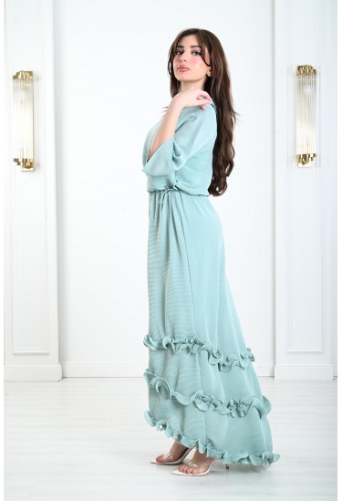 فستان نسائي من نسيج بارز