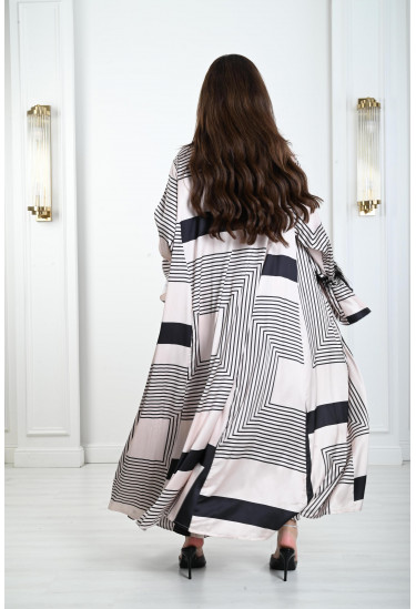 فستان أنيق بقصة منسدلة رقيقة