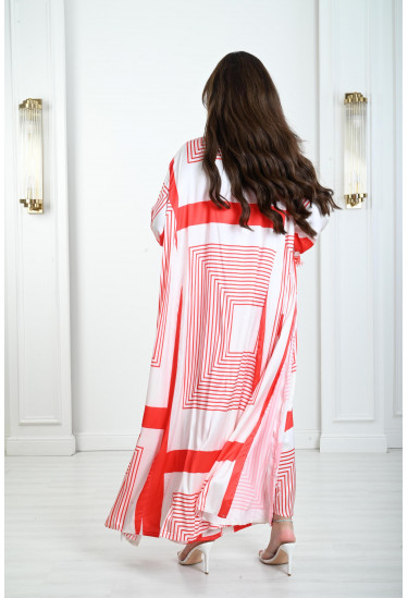 فستان أنيق بقصة منسدلة رقيقة