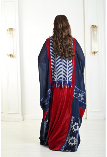 جلابية نسائية فضفاضة ملونة